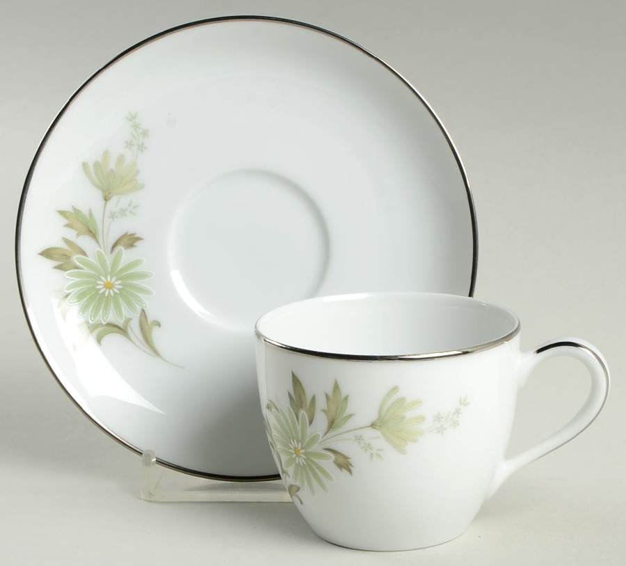 Soroya Flat Demitasse Cup & Saucer Set by Noritake-1