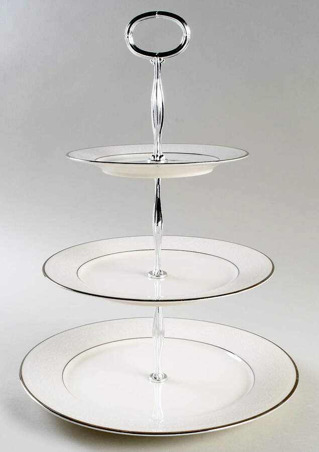 Sorrento 13 7/8"-14 1/4" 3-Tiered Serving Tray(DP,SP,BB) HC by Noritake-1