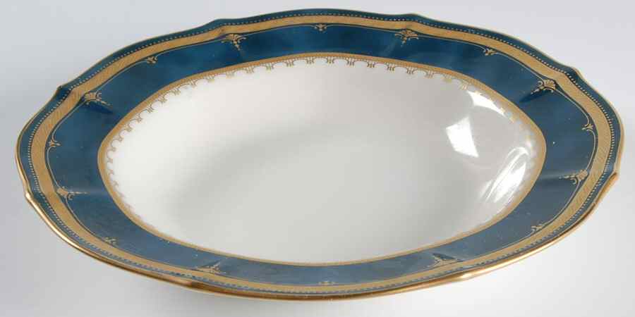Solemn Sapphire Rim Soup Bowl by Noritake-1