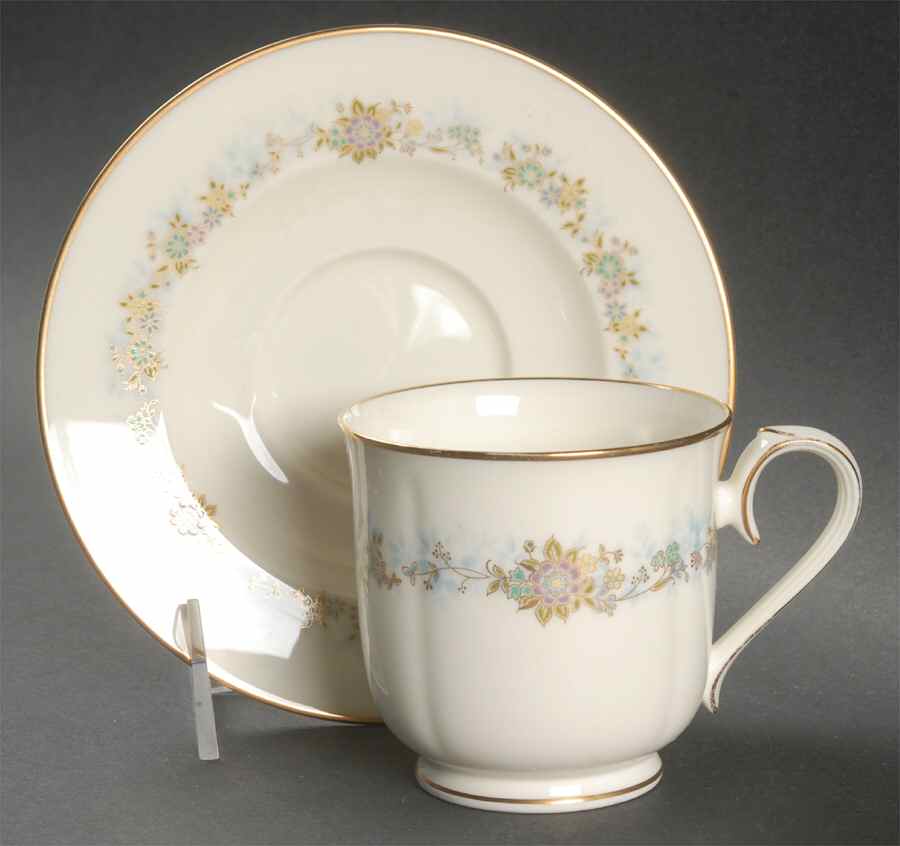 Southgate Footed Cup & Saucer Set by Noritake-1