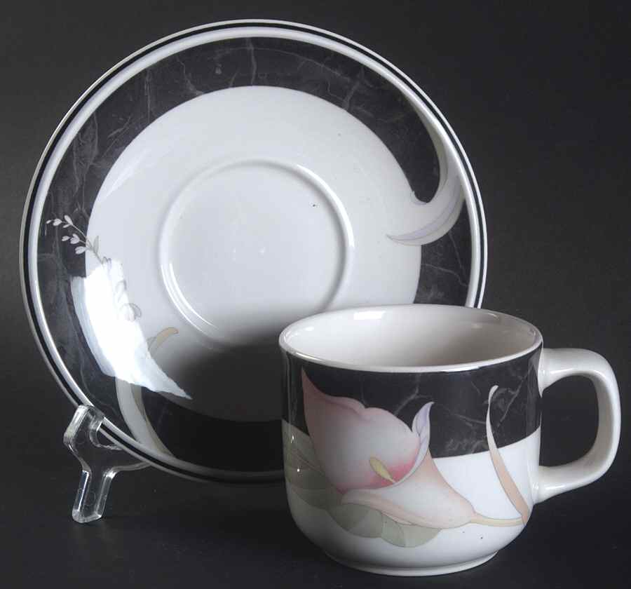 Southwood Flat Cup & Saucer Set by Noritake-1