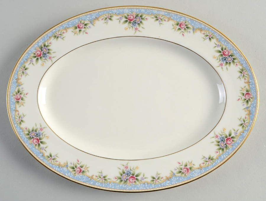 Southhaven 12" Oval Serving Platter by Noritake-1