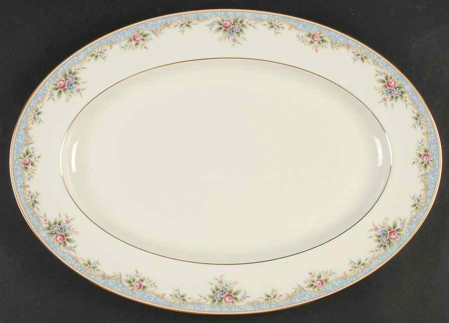 Southhaven 16" Oval Serving Platter by Noritake-1