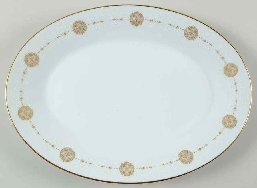 Sovereign (6808) 12" Oval Serving Platter by Noritake-1
