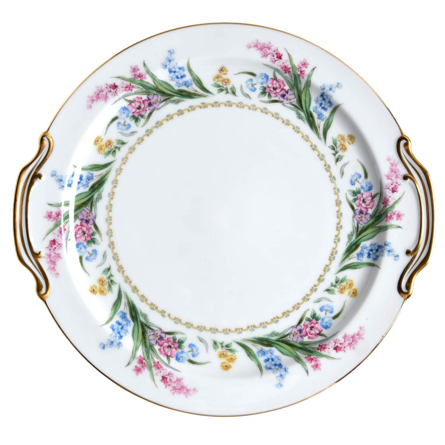 Spring Blossom Handled Cake Plate by Noritake-1
