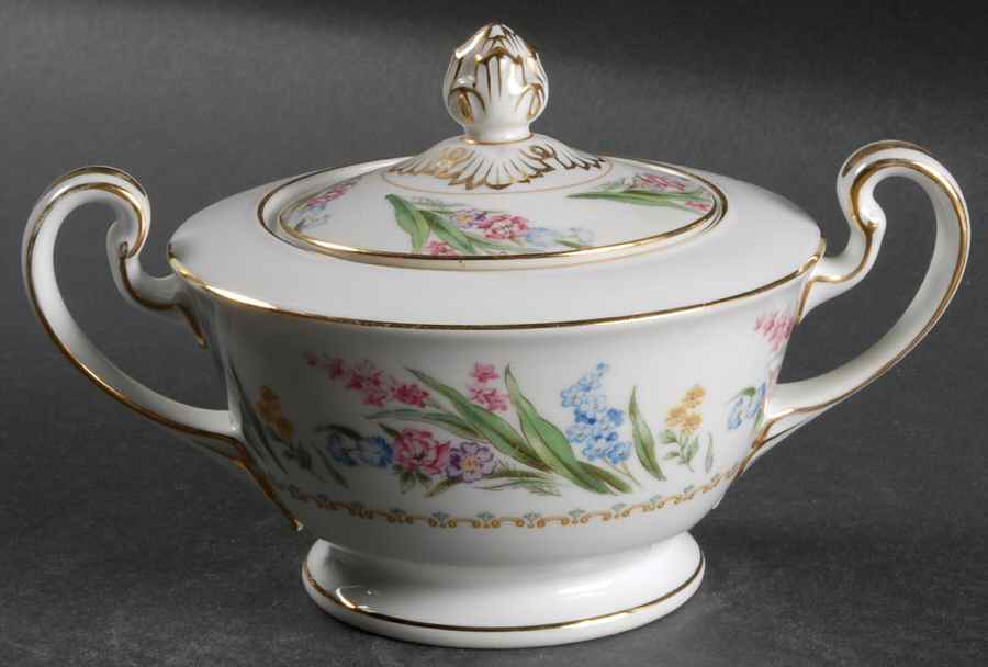 Spring Blossom Sugar Bowl & Lid by Noritake-1
