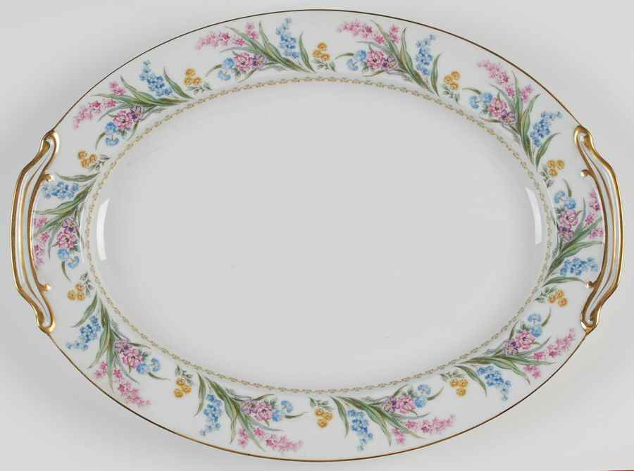 Spring Blossom 16" Oval Serving Platter by Noritake-1