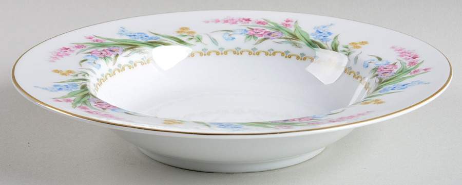 Spring Blossom Rim Soup Bowl by Noritake-1