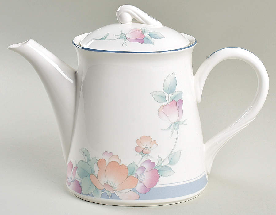 Spring Blush Tea/Coffee Pot & Lid by Noritake-1