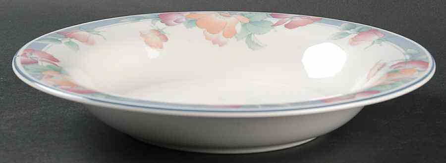 Spring Blush Large Rim Soup Bowl by Noritake-1