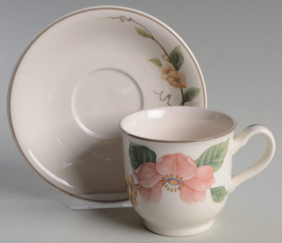Spring Debut Footed Cup & Saucer Set by Noritake-1