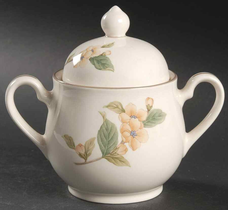Spring Debut Sugar Bowl & Lid by Noritake-1
