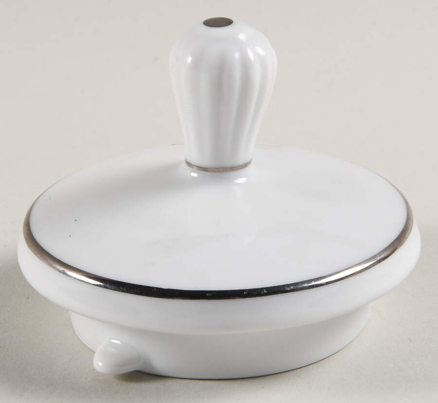 Spectrum (Platinum Rings) Lid for Coffee Pot by Noritake-1
