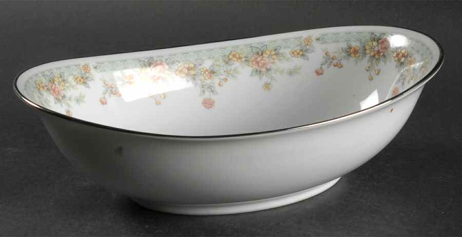Spring Field 10" Oval Vegetable Bowl by Noritake-1