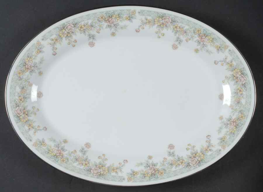 Spring Field 13" Oval Serving Platter by Noritake-1