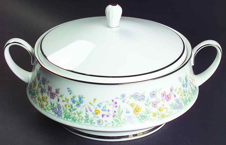 Spring Garden Round Covered Vegetable by Noritake-1