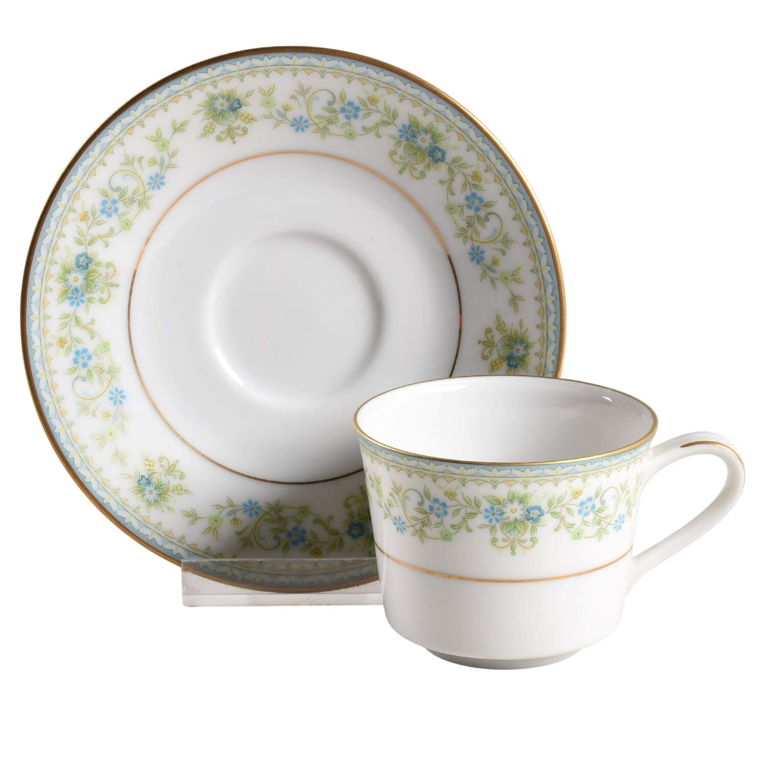Spring Meadow Flat Demitasse Cup & Saucer Set by Noritake-1