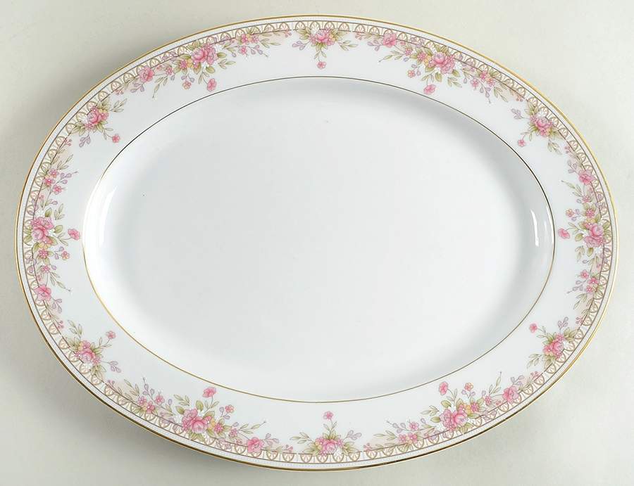 Spring Morning 13" Oval Serving Platter by Noritake-1
