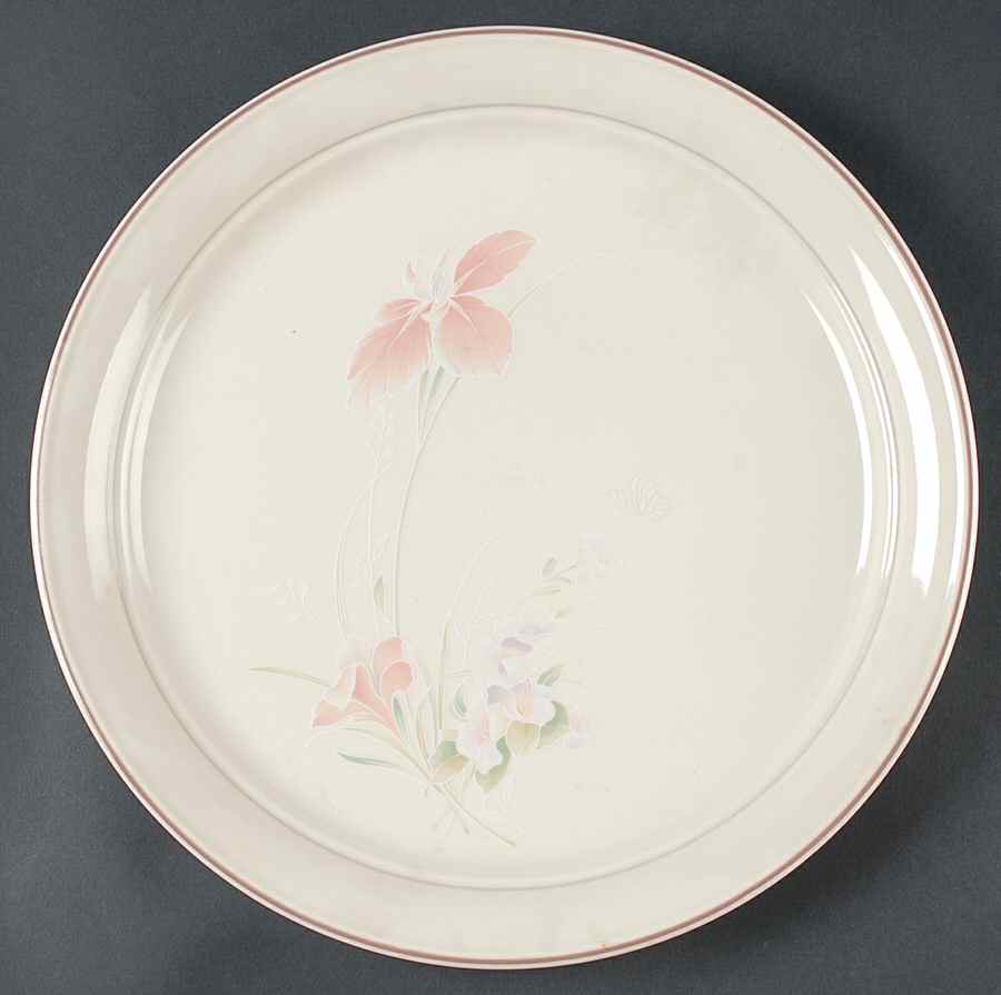 Spring Orchid 12" Chop Plate (Round Platter) by Noritake-1