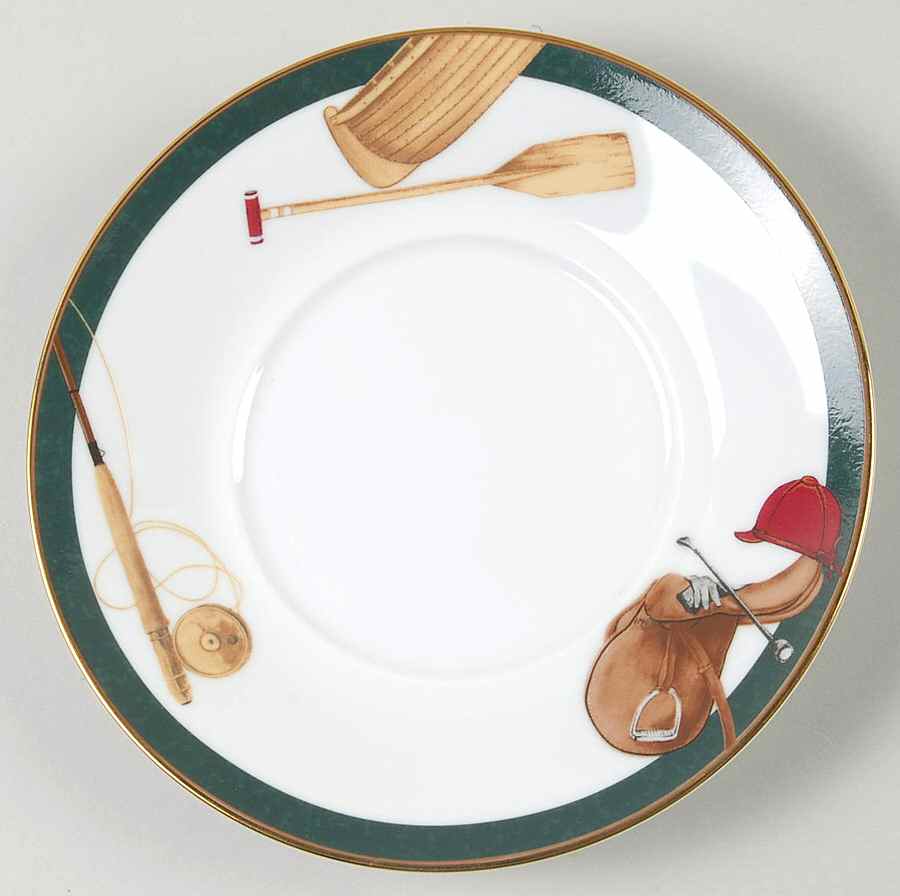 Sports Page Saucer by Noritake-1