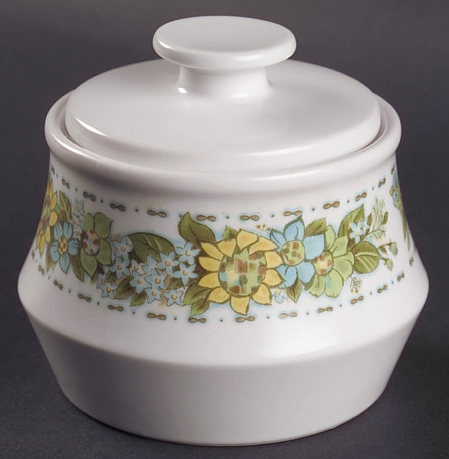 Springfield Sugar Bowl & Lid by Noritake-1