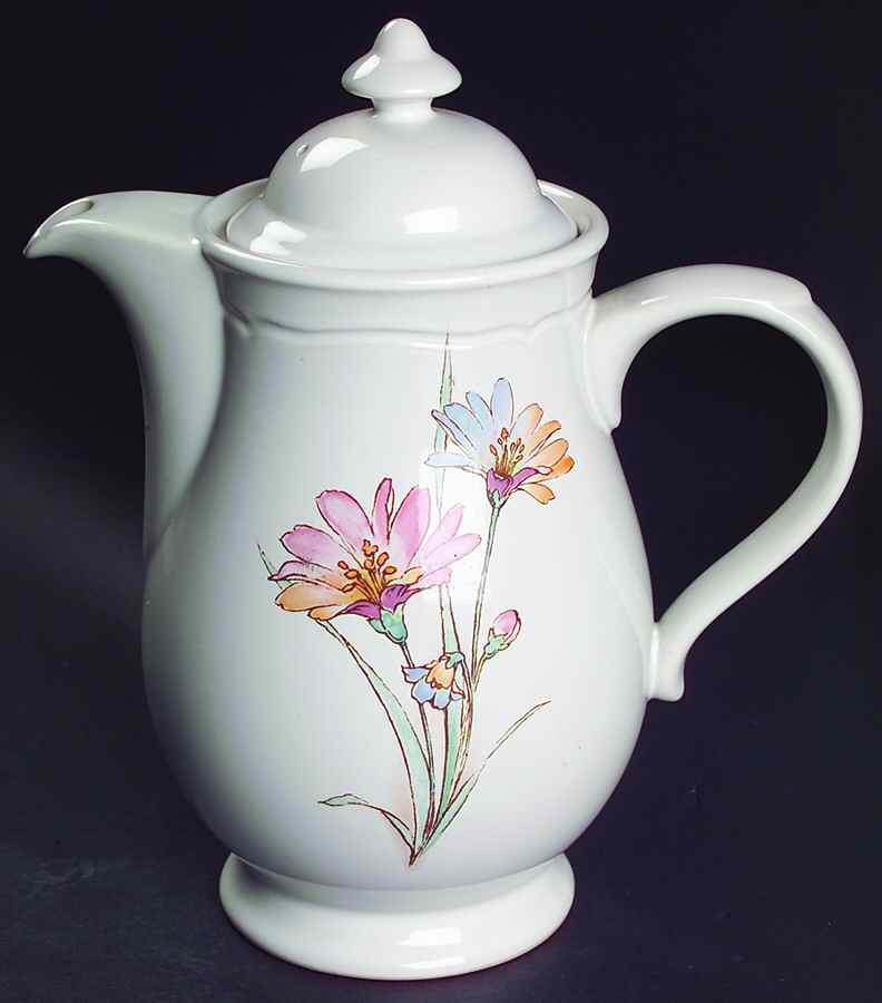 Springlike Tea/Coffee Pot & Lid by Noritake-1