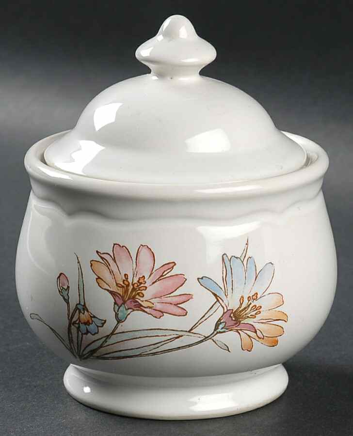 Springlike Sugar Bowl & Lid by Noritake-1