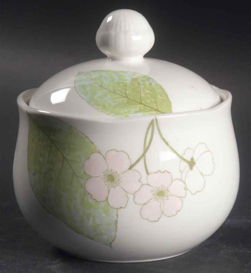 Springtide Sugar Bowl & Lid by Noritake-1