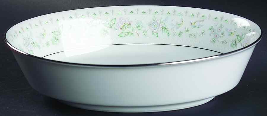 Spring Song 9" Oval Vegetable Bowl by Noritake-1