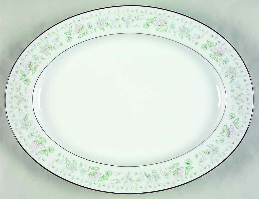 Spring Song 13" Oval Serving Platter by Noritake-1