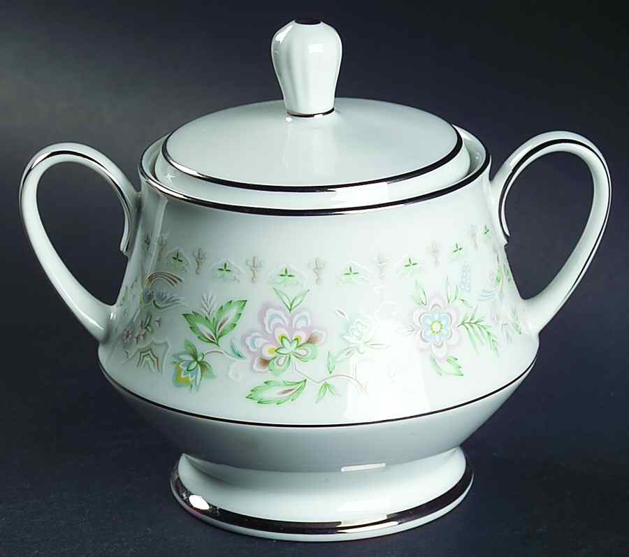 Spring Song Sugar Bowl & Lid by Noritake-1