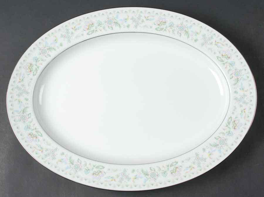 Spring Song 16" Oval Serving Platter by Noritake-1