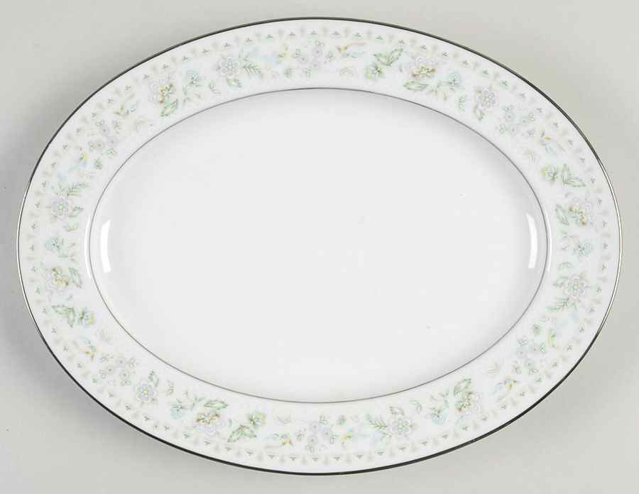Spring Song 11" Oval Serving Platter by Noritake-1