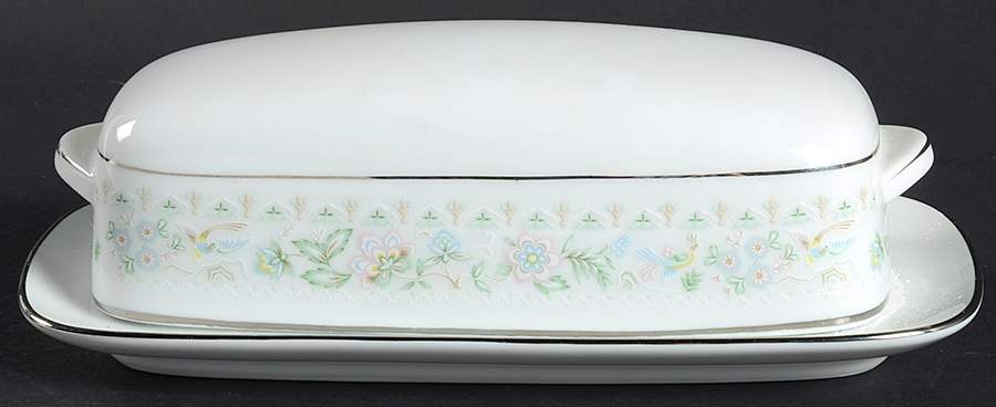 Spring Song 1/4 Lb Covered Butter by Noritake-1