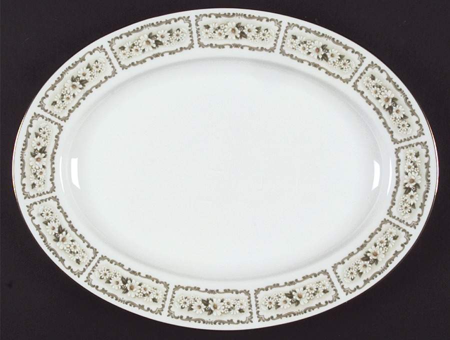 Spring Time 11" Oval Serving Platter by Noritake-1
