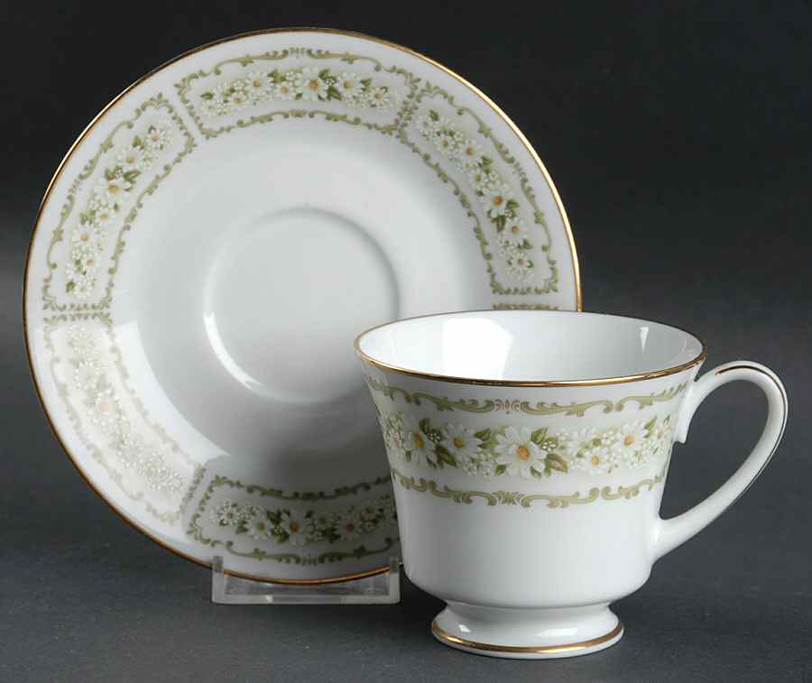 Spring Time Footed Cup & Saucer Set by Noritake-1