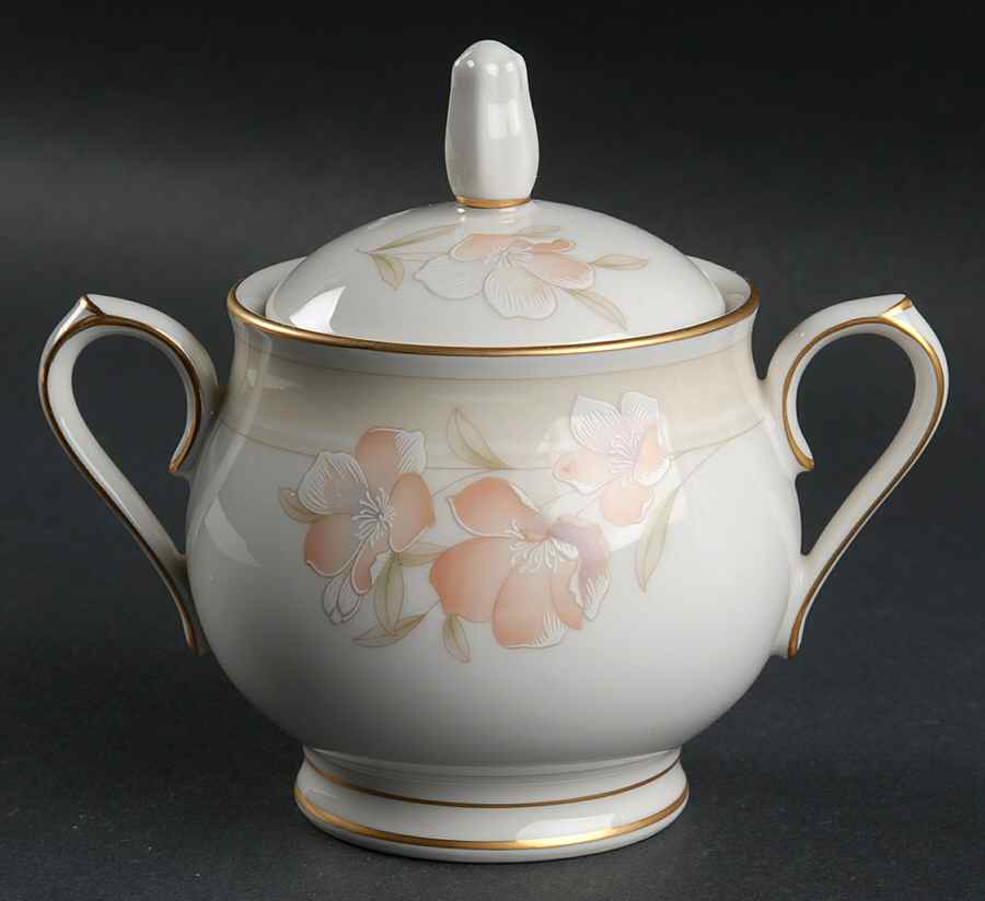 Spring Venture Sugar Bowl & Lid by Noritake-1