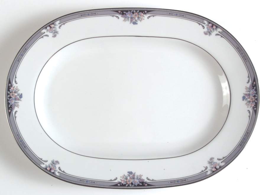 Squirewood 12" Oval Serving Platter by Noritake-1