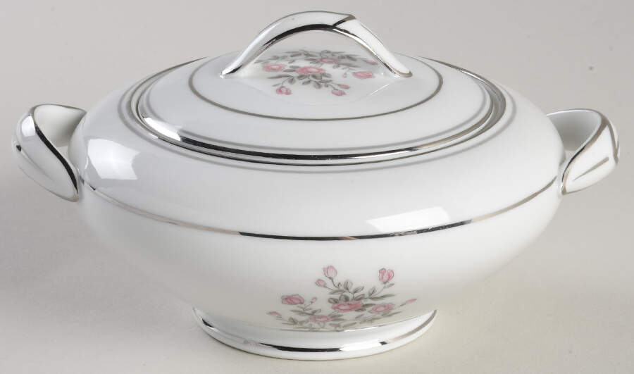 Stanton Sugar Bowl & Lid by Noritake-1