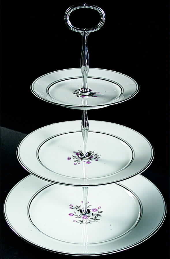 Stanton 13 7/8"-14 1/4" 3-Tiered Serving Tray(DP,SP,BB) HC by Noritake-1