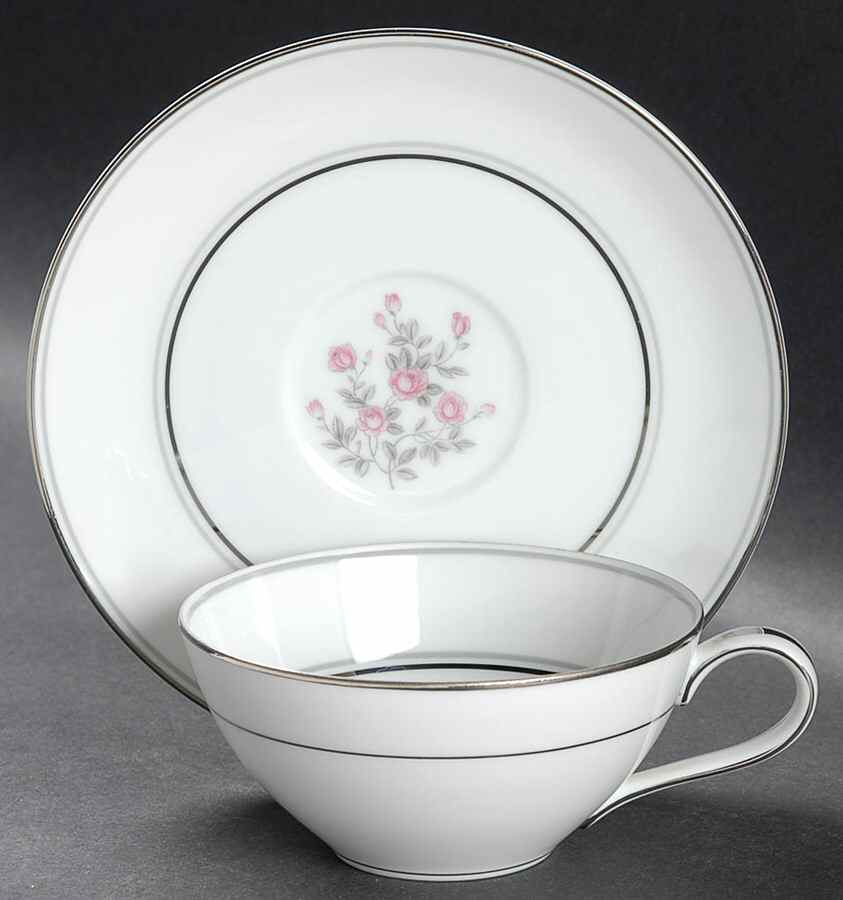 Stanton Flat Cup & Saucer Set by Noritake-1