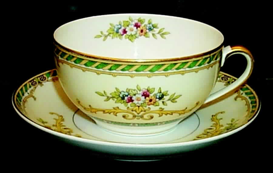 Standish Flat Cup & Saucer Set by Noritake-1