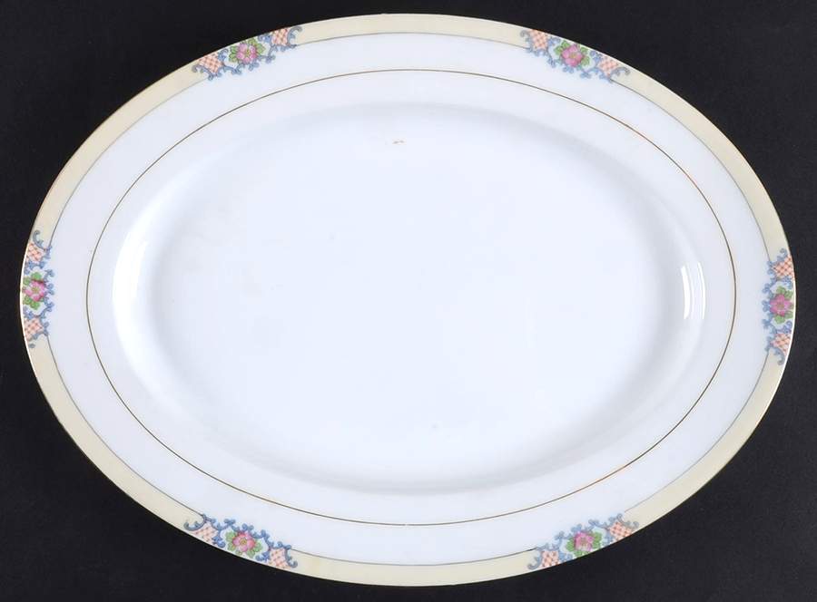 Stanleigh 11" Oval Serving Platter by Noritake-1
