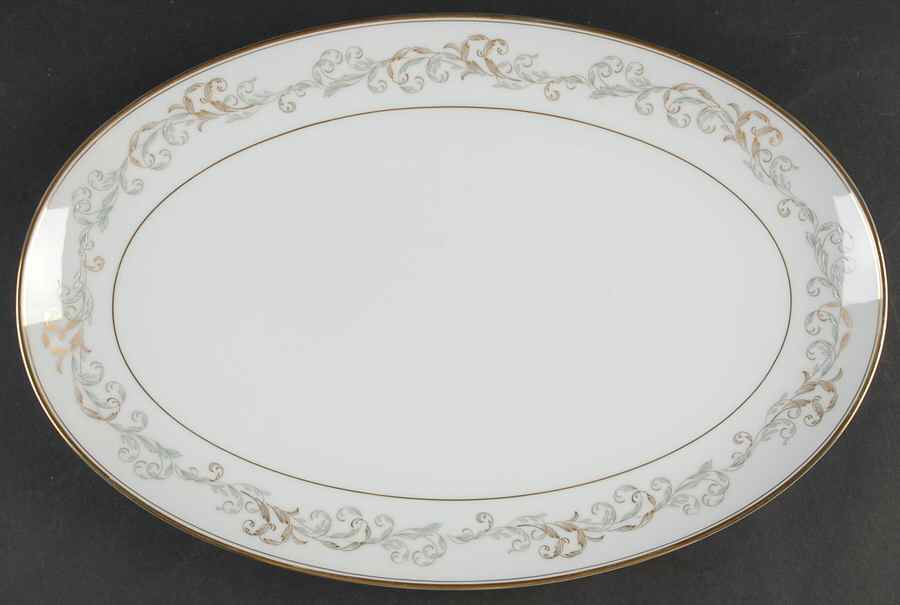 Stanwyck 16" Oval Serving Platter by Noritake-1