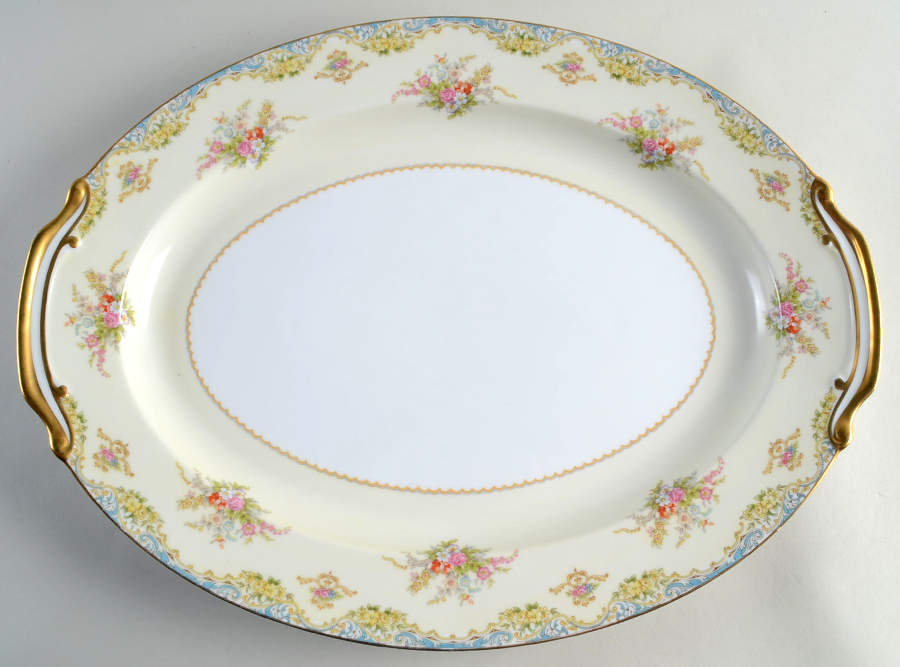 Stanwyck 17" Oval Serving Platter by Noritake-1