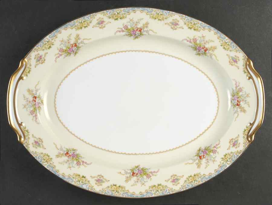Stanwyck 16" Oval Serving Platter by Noritake-1