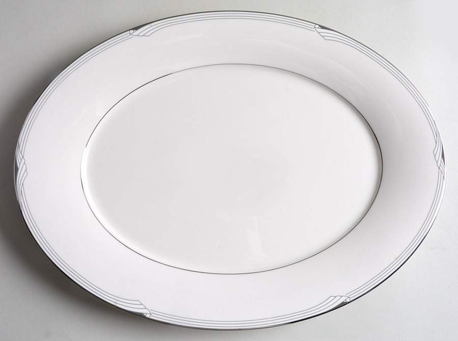 Sterling Cove 15" Oval Serving Platter by Noritake-1