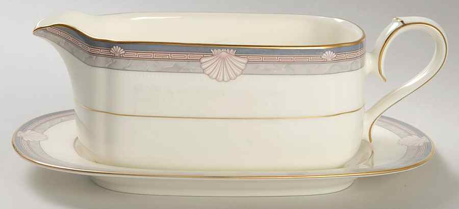 Stanford Court Gravy Boat & Underplate (Relish/Butter) by Noritake-1