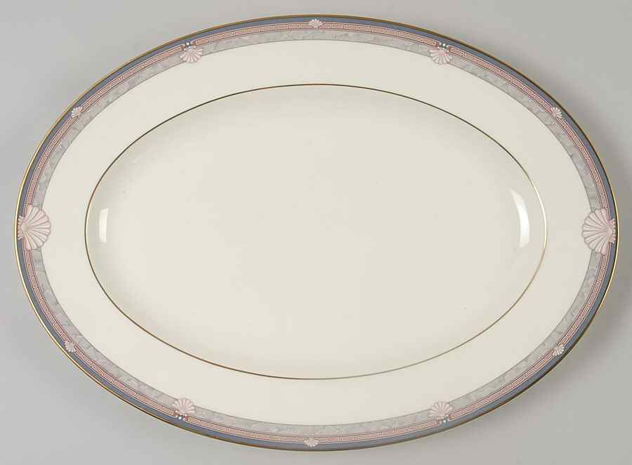 Stanford Court 14" Oval Serving Platter by Noritake-1