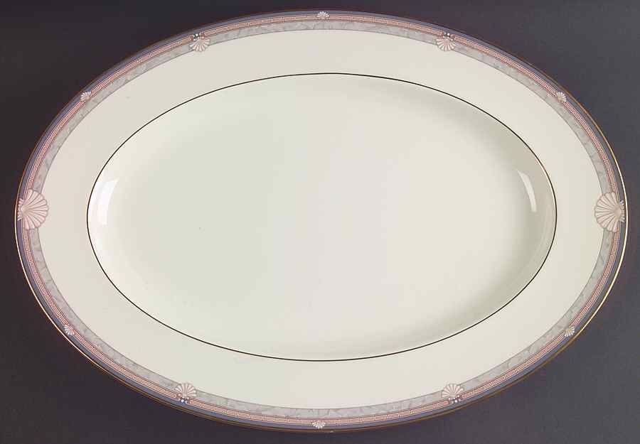 Stanford Court 16" Oval Serving Platter by Noritake-1